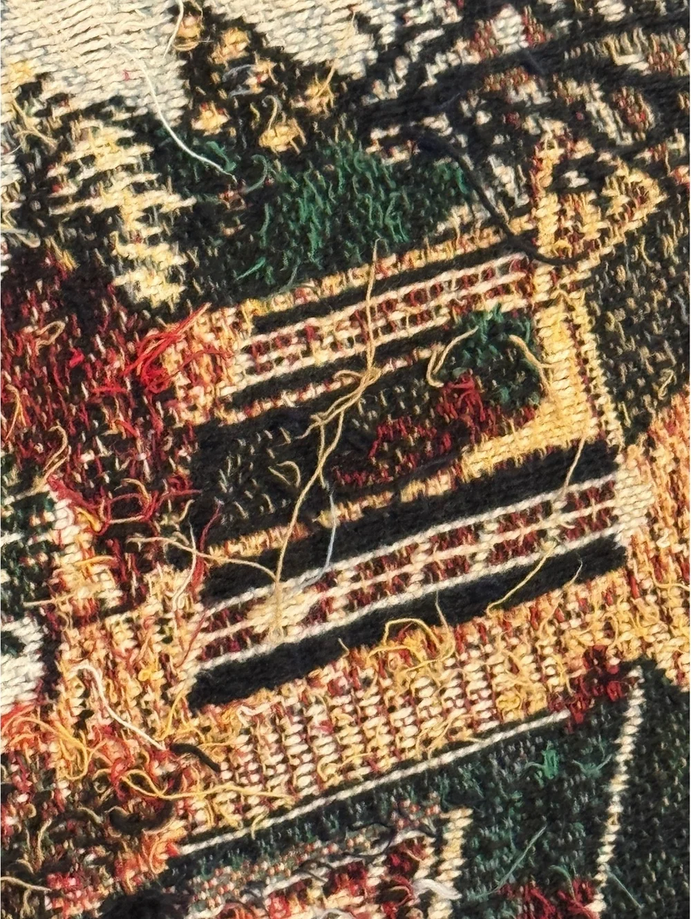 Tapestry Throw Blanket Linda Nelson Christmas Winter Scene Goodwin Weaver 64x44